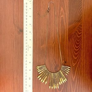 Textured Spike Necklace